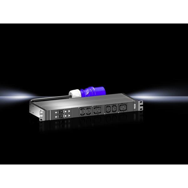 PDU basic 32A/1P CEE 4xC13+2xC19, WHD: 44x450x70, IEC 60320: 4 x C13, 2 x C19 image 5