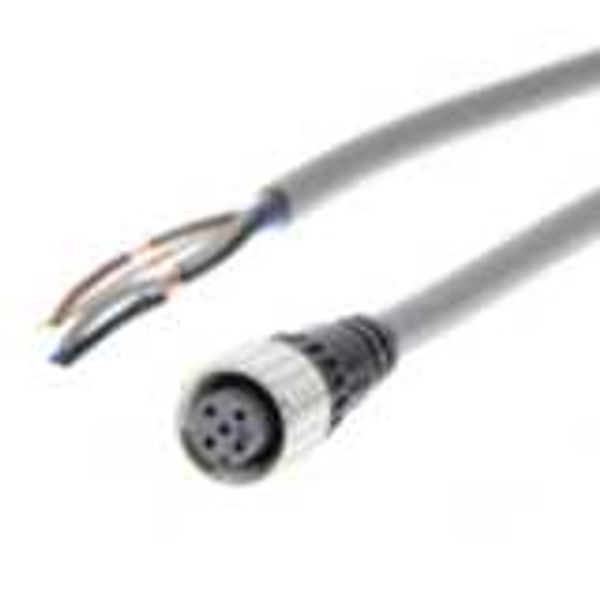 Sensor cable, M12 straight socket (female), 5-poles, A coded, PVC stan image 2