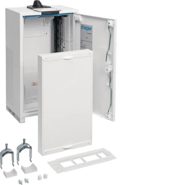 Connection cabinet, univers Z, 500x300x205mm, IP44, side. for busbars 40mm image 1