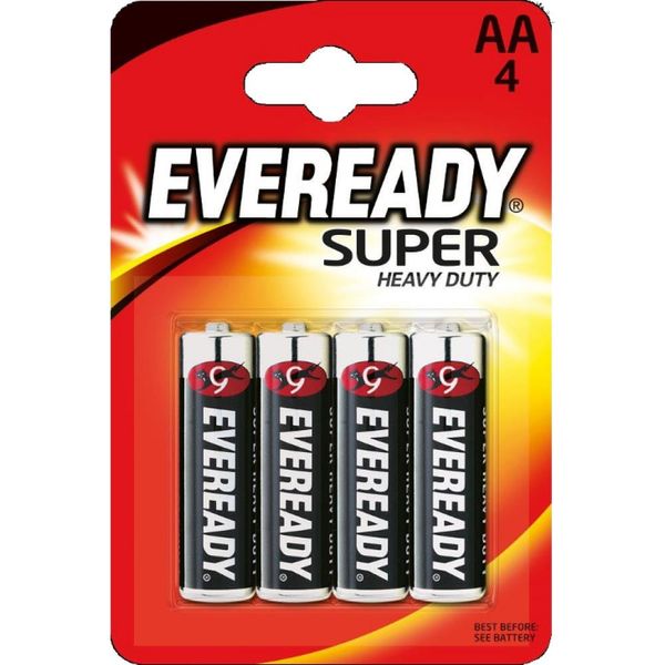 EVEREADY Super Heavy Duty R6 AA BL4 image 1