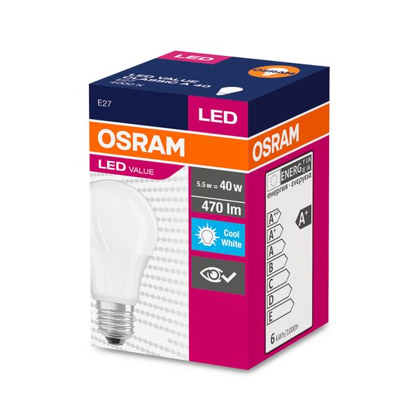 LED VALUE CLASSIC A 40 FR 4.9 W/4000 K E27 image 2