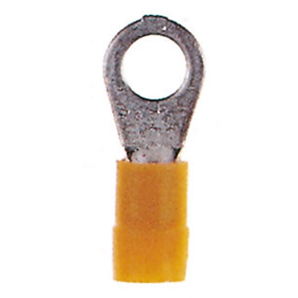 Insulated ring connector terminal M5 yellow, 4-6mmý image 1