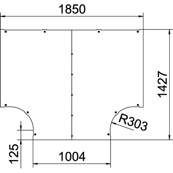 LTD 1000 R3 FT Cover for T piece with turn buckle B1000 image 2