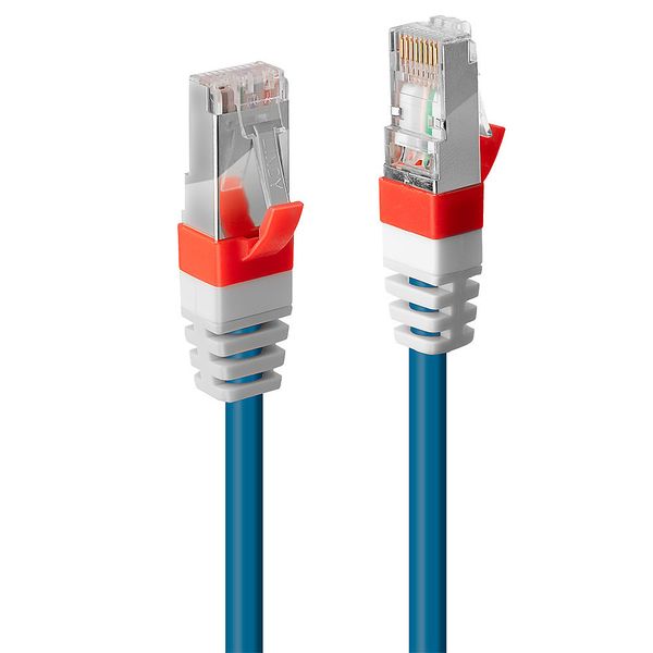 15m Cat.6A S/FTP LSZH Network Cable, Blue (Fluke Tested) RJ45, M/M, 500MHz, Copper, 26AWG image 1