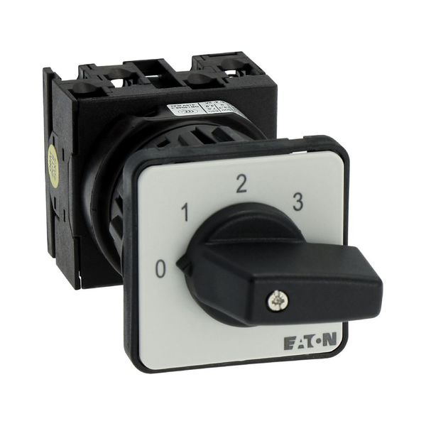 Step switches, T0, 20 A, centre mounting, 2 contact unit(s), Contacts: 3, 45 °, maintained, With 0 (Off) position, 0-3, Design number 8241 image 31