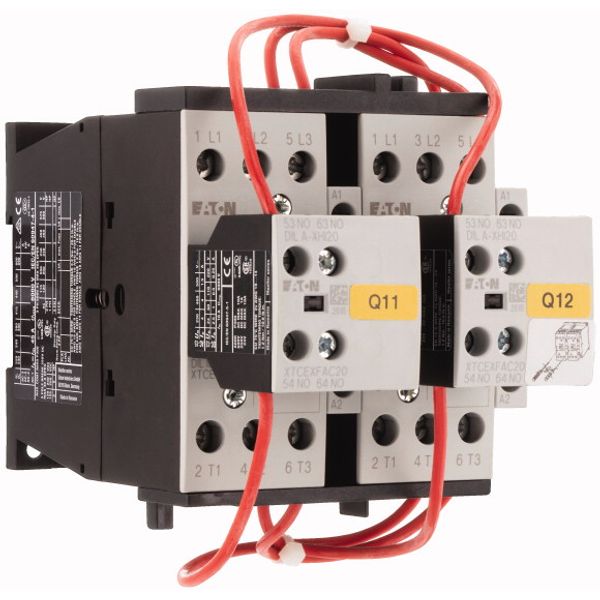Reversing contactor combination, 380 V 400 V: 11 kW, 24 V DC, DC operation image 4