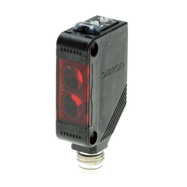 Photoelectric sensor, rectangular housing, red LED, diffuse, narrow be image 3