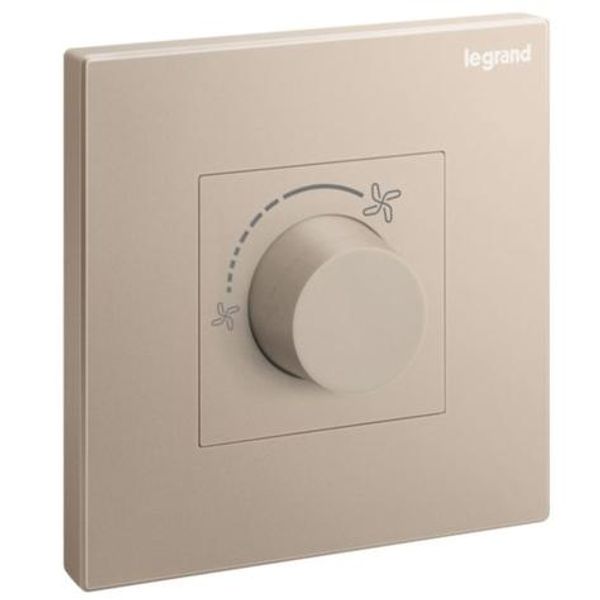 Galion - 1 gang 400VA stepless Fan controller - 230 volts -Rose Gold image 1