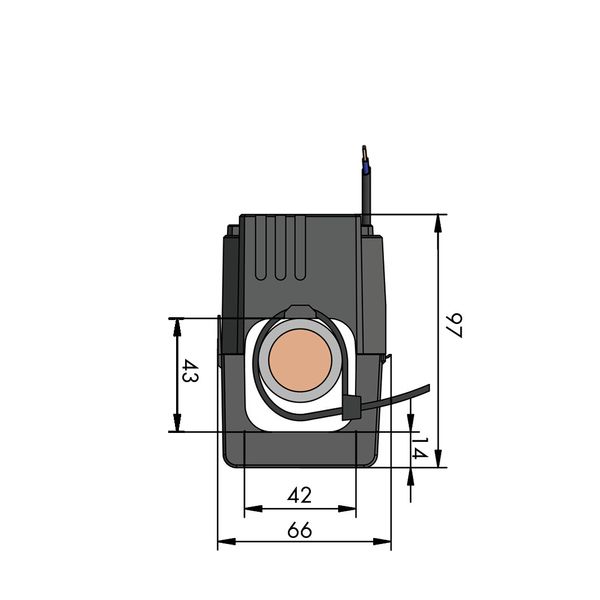 Split-core current transformer Primary rated current: 500 A Secondary image 3