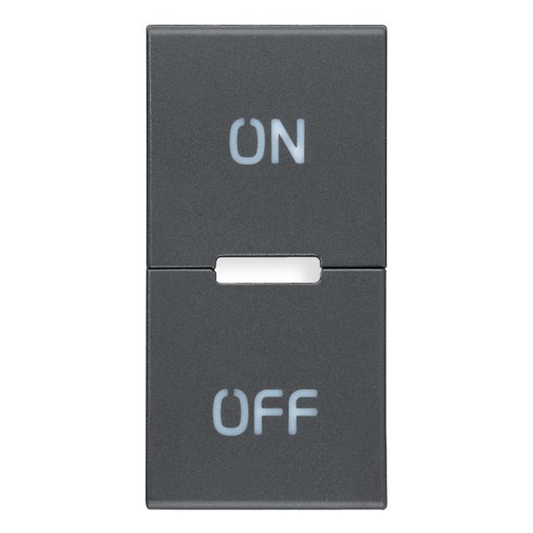 Button 1M ON/OFF symbols grey image 1