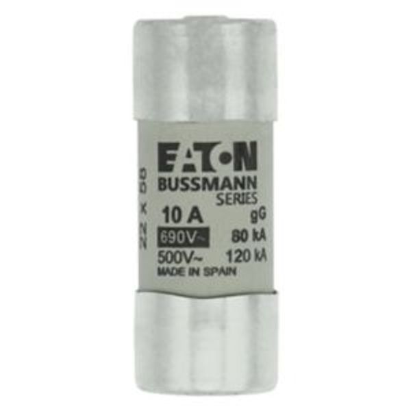 Fuse-link, LV, 10 A, AC 690 V, 22 x 58 mm, gL/gG, IEC, with striker image 5