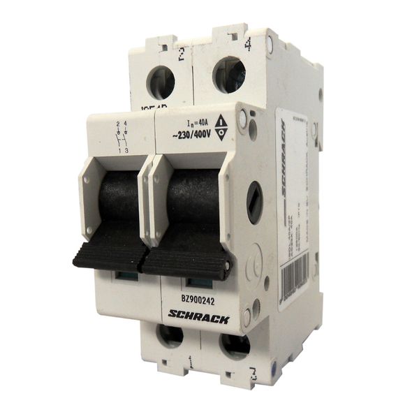 Main Load-Break Switch (Isolator) 40A, 2-pole, ME image 1