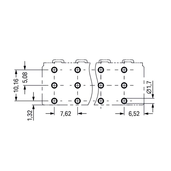 831-3609 THT male header; 1.0 x 1.2 mm solder pin; straight image 10