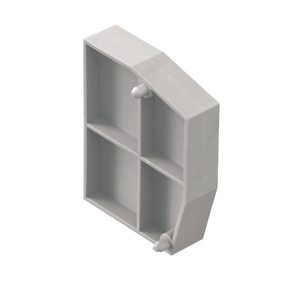 End and partition plate for terminals, 31 mm x 5.5 mm, grey image 2