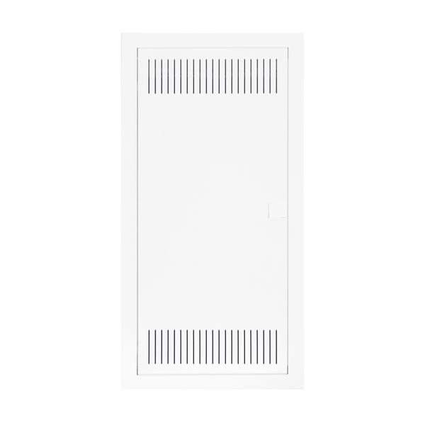 Flush-mounted media enclosure 4-rows - partition wall image 2