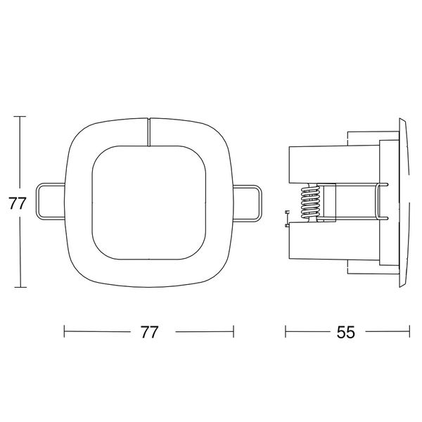 Presence Detector Ir Quattro Slim Knx V3 image 2