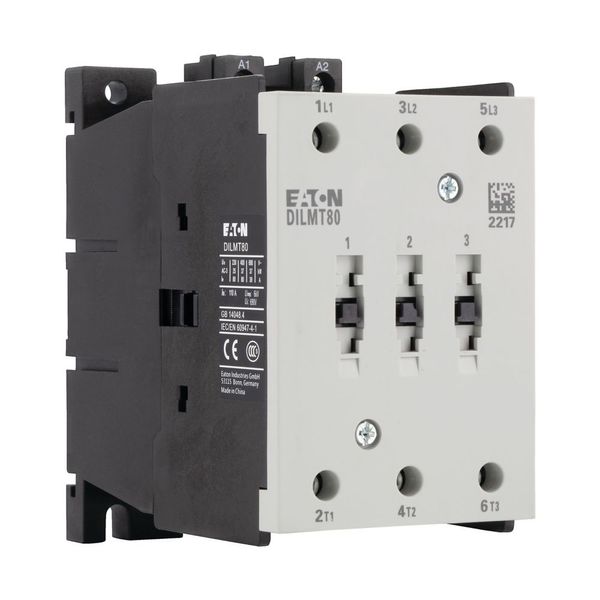 Contactor, 3 pole, 380 V 400 V: 37 kW, 24 V DC, DC operation, Screw terminals image 16