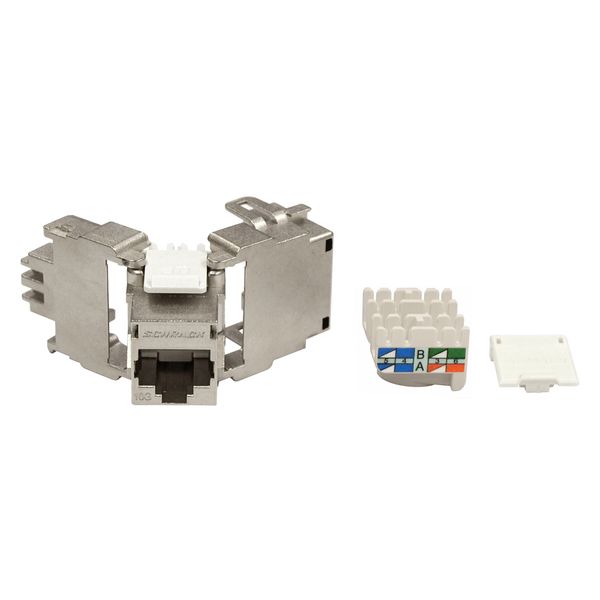 TOOLLESS LINE Jack RJ45 shielded, Class Ea 10GB 4PPoE 100W image 1