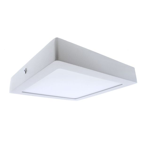 Gelys LED Flush mount 18W IP54 4000K 1440Lm Square White image 2