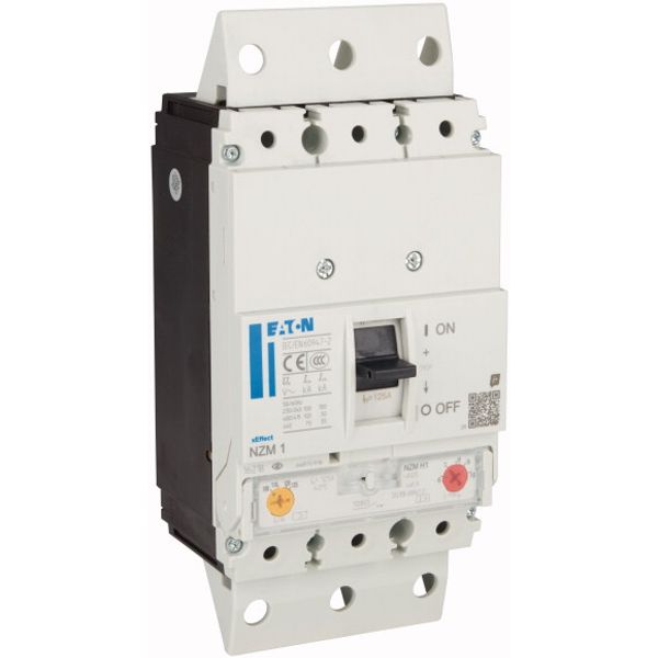 Circuit-breaker, 3p, 125A, plug-in module image 4