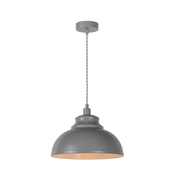 ISLA  Pendant E14 D29 H22cm Grey image 1