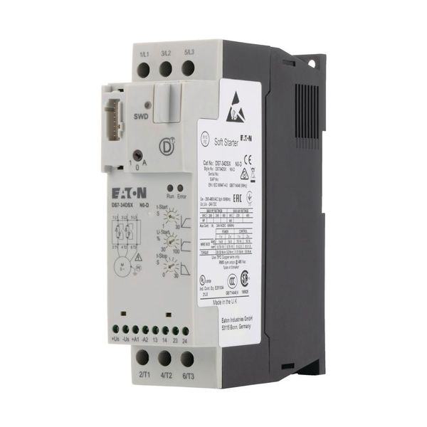 Soft starter, 32 A, 200 - 480 V AC, 24 V DC, Frame size: FS2, Communication Interfaces: SmartWire-DT image 6