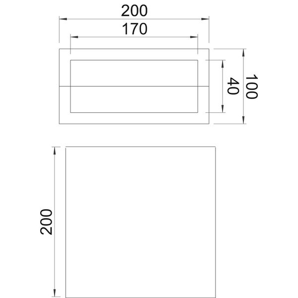 FBA-F Box with inlays  200x200x100 image 2
