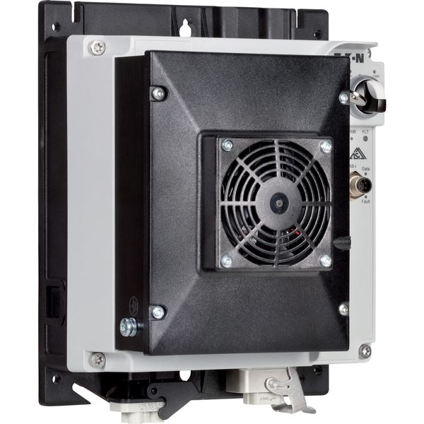 Speed controllers, 8.5 A, 4 kW, Sensor input 4, 400/480 V AC, AS-Interface®, S-7.4 for 31 modules, HAN Q4/2, with braking resistance, with fan image 12