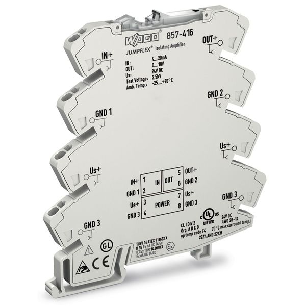 Isolation amplifier Current input signal Voltage output signal image 2