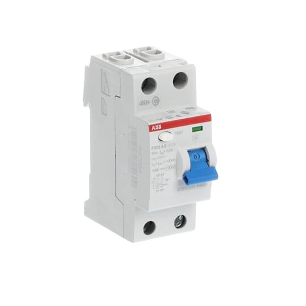 F202 A S-63/0.5 Residual Current Circuit Breaker 2P A type 500 mA image 2