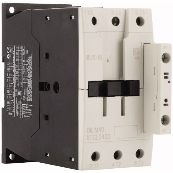 Contactor, 3 pole, 380 V 400 V 18.5 kW, TVC200: 200 V 50 Hz/200-220 V 60 Hz, AC operation, Screw terminals image 4