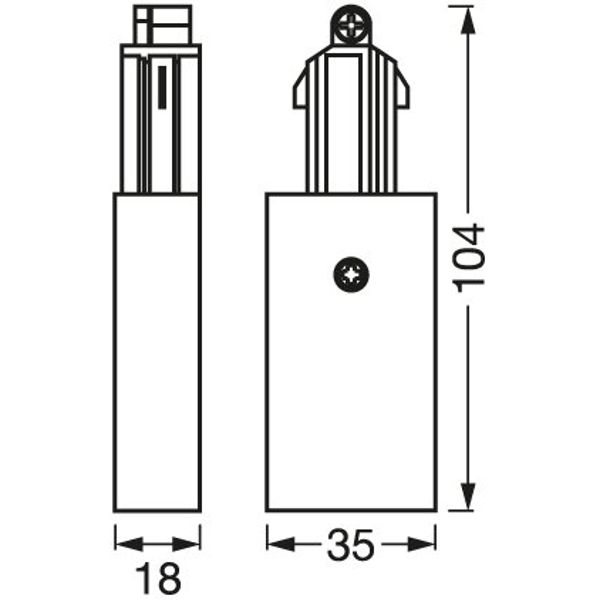 Tracklight accessories SUPPLY CONNECTOR BLACK image 8