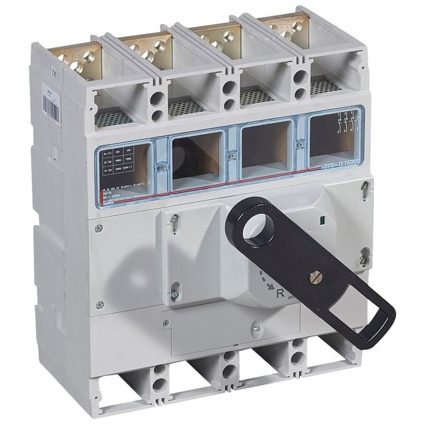 Isolating switch - DPX-IS 1600 with release - 4P - 1000 A - front handle image 2