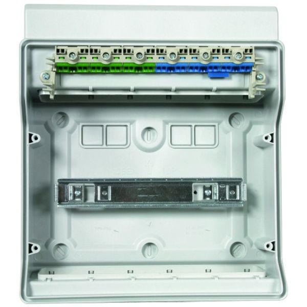 Insul. encl. f. surface mounting IP 65 f. DIN rail mounted devices 12  image 3