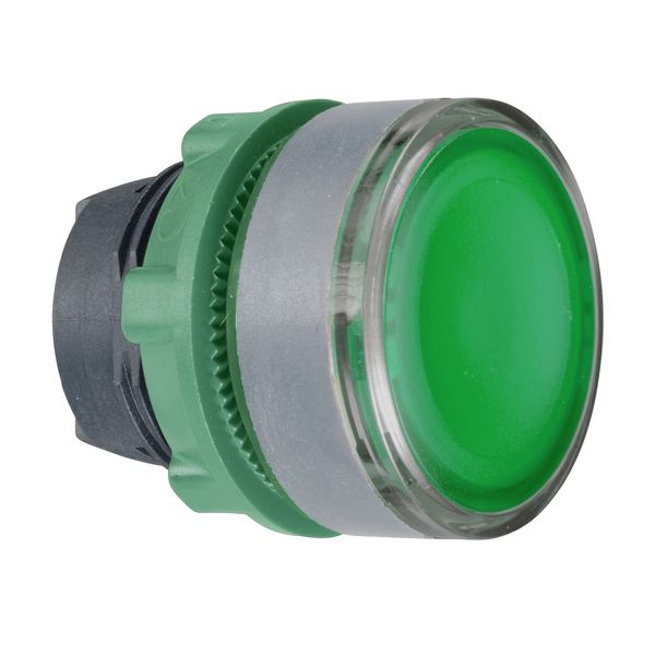 KOP VERL. DRUKKNOP P-LED GROEN image 1