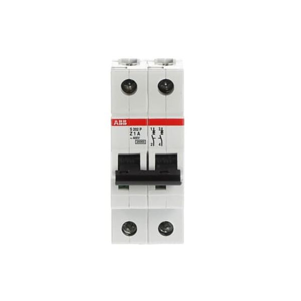 S202P-Z1 Miniature Circuit Breaker - 2P - Z - 1 A image 7