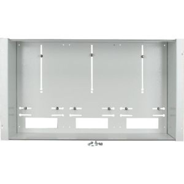 Meter trough H=400mm, 3 meter mounting units, for housing width 800mm, white image 2