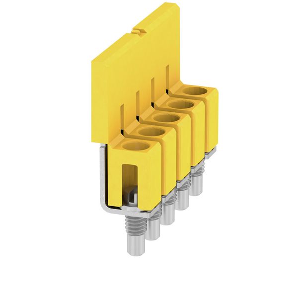 Cross-connector (terminal), when screwed in, Number of poles: 5, Pitch image 2