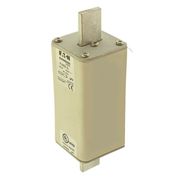 Fuse-link, high speed, 400 A, DC 1000 V, 3L, 75 x 91 x 205 mm, gPV, UL, IEC, with indicator image 5