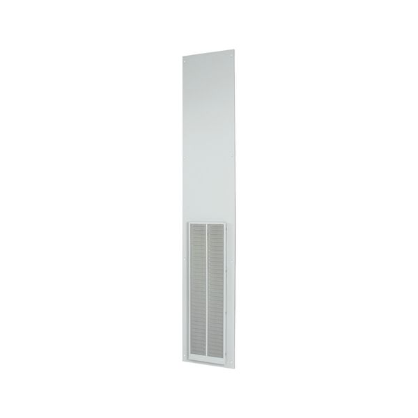 Rearwall, ventilated, HxW=2000x425mm, IP42, grey image 6