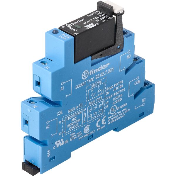 Rel. interface SSR screw 14mm.In.24VDC 1NO Out.5A/24VDC (38.31.7.024.9024) image 7