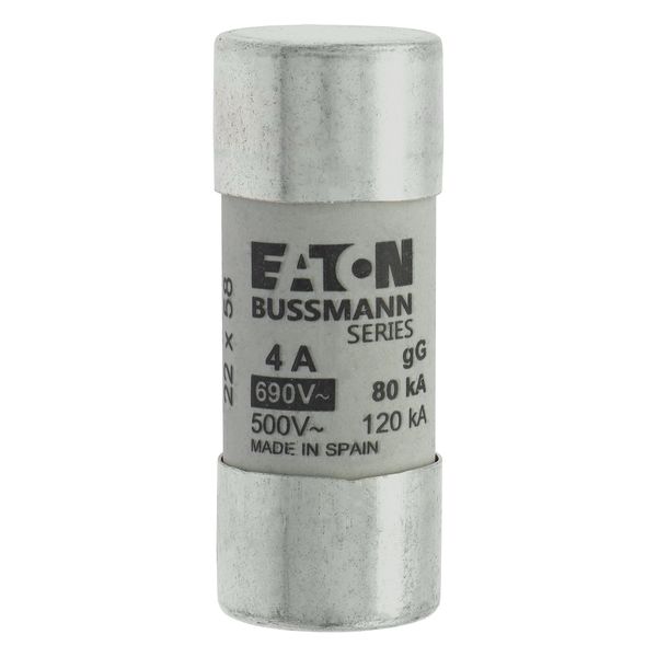 Fuse-link, LV, 4 A, AC 690 V, 22 x 58 mm, gL/gG, IEC image 7