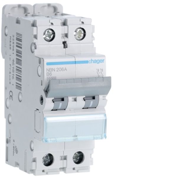 AUTOMATIC FUSE 10KA B 2X6A image 1