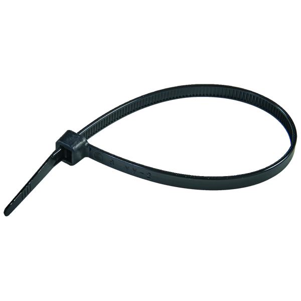 Cable cable tie heat-resistant UV black 161x2.5mm image 2