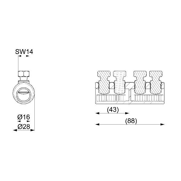 Cable connector mecanical Al/Cu 35-95 mm� image 7