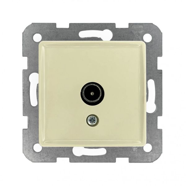 Linnera-Rollina TV Socket Terminated Beige image 1