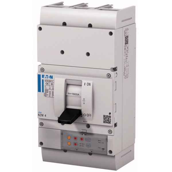 NZM4 PXR20 circuit breaker, 1250A, 3p, Screw terminal, earth-fault protection image 2