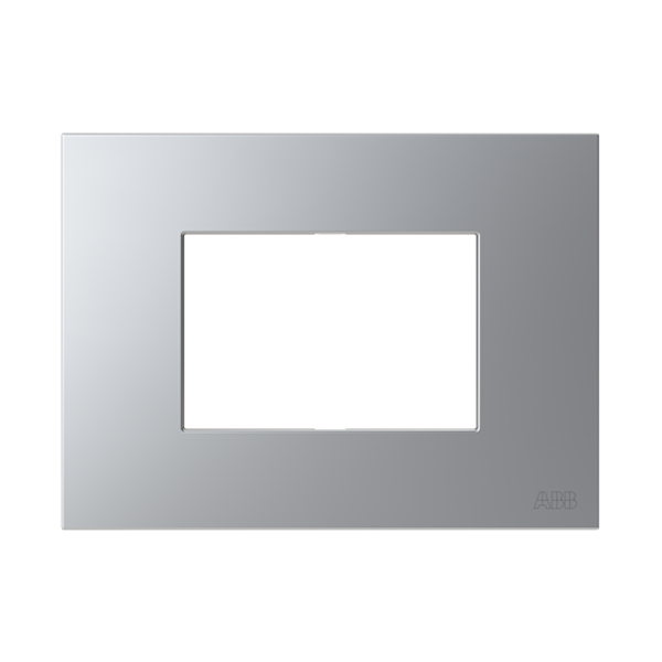 N2373.1 PL Frame 3 modules 1gang Silver - Zenit image 1