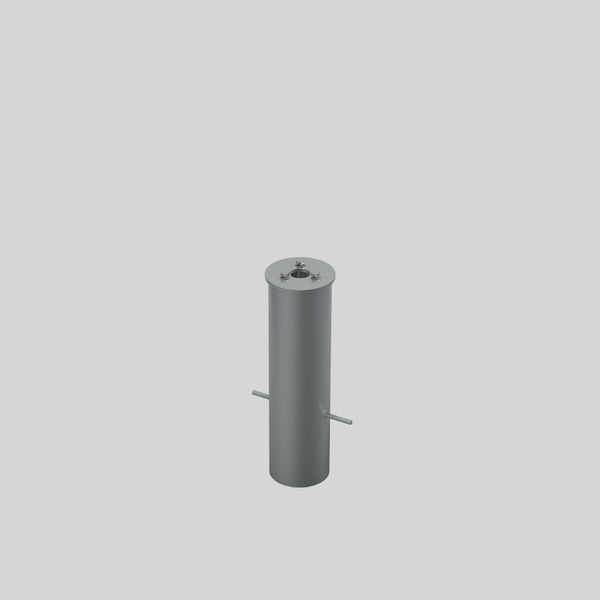 Anchoring tube D 115 H 401 colour: aluminium image 1