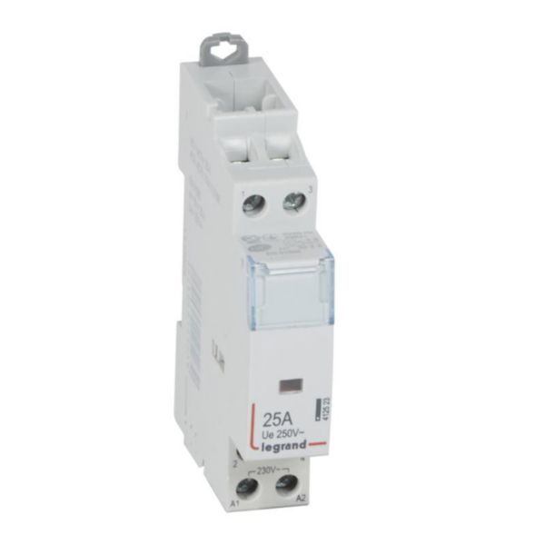 Contactor for high power - bipolar 230V~ - 2F - 25A - 1 module image 1